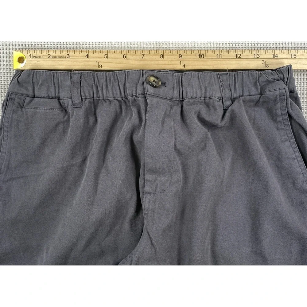 Cove USA Chino Pants Men's 34 x 31 Gray Stretch Athletic
